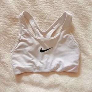 Nike Dri Fit Sports Bra White